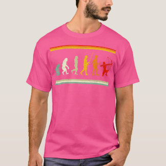 射手進化レトロアローボウアーチェリー1 Tシャツ