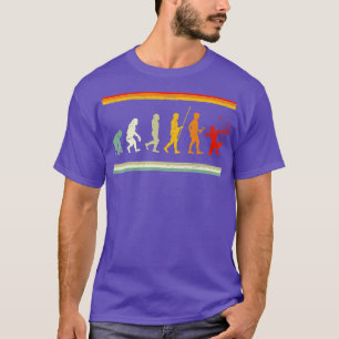 射手進化レトロアローボウアーチェリー Tシャツ