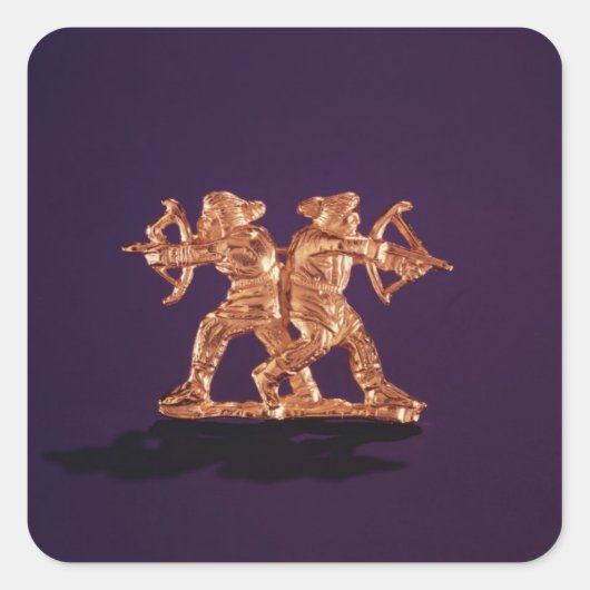 射手2人 スクエアシール (正面)