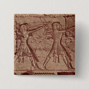 射手、Ramesses IIIの狩りからの詳細 缶バッジ