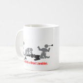 射撃はゾンビを引き付けます コーヒーマグカップ (正面左)