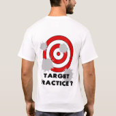 射撃演習 Tシャツ (裏面)