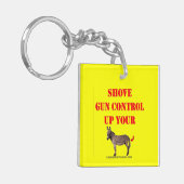 射撃銃の制御 キーホルダー (正面左)