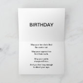 射撃、 発砲の年齢証明書 カード (内部)