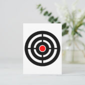 射撃、 発砲アーチェリー標的 ポストカード (スタンド正面)