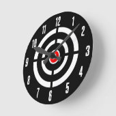 射撃、 発砲アーチェリー標的 ラウンド壁時計 (傾斜)