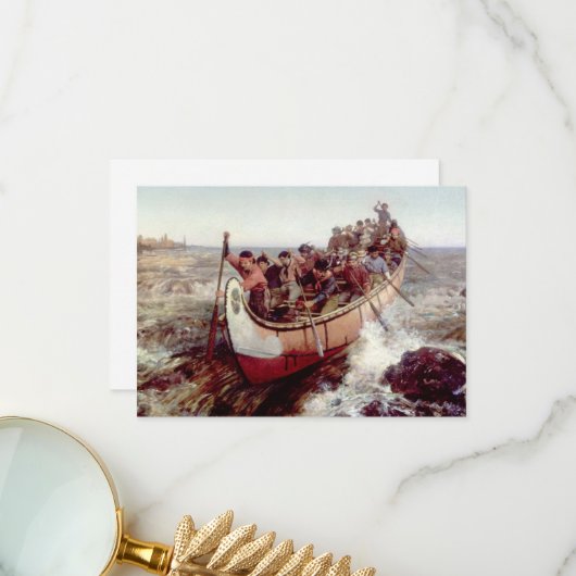 射撃、 発砲ザラピッドバイフランスアンホプキンス サンキューカード (正面/裏面インサイチュ)