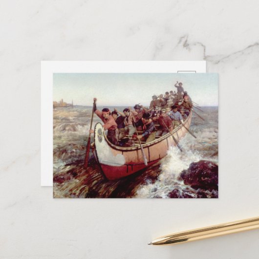 射撃、 発砲ザラピッドバイフランスアンホプキンス ポストカード (正面/裏面インサイチュ)