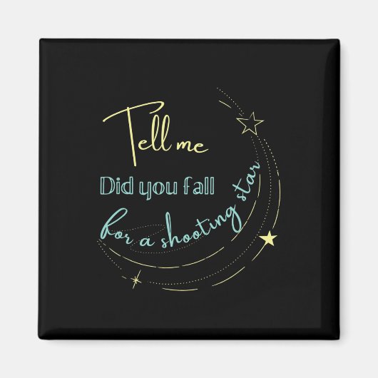 射撃、 発砲スターに秋した マグネット (正面)