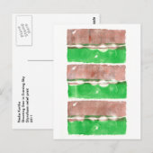 射撃、 発砲スターイン夕べスカイ ポストカード (正面/裏面)