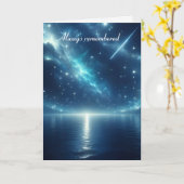 射撃、 発砲スターオーバーウォーター悔やみや弔慰 カード (黄色い花)