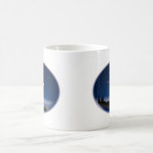 射撃、 発砲スターオーバーナイトランドスケープ コーヒーマグカップ (中央)