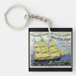 射撃、 発砲スタークリッパーセーリング キーホルダー