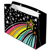 射撃、 発砲スターコンメットファイアボール抱き枕 ラージペーパーバッグ (裏面アングル)