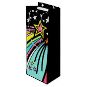 射撃、 発砲スターコンメットファイアボール抱き枕 ワインギフトバッグ (裏面アングル)