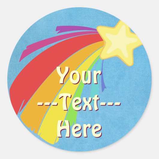 射撃、 発砲スタースティッカー ラウンドシール (正面)