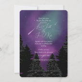 射撃、 発砲スターズウォーターカラー結婚式招待状 招待状 (正面)