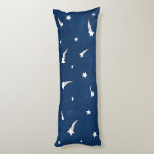 射撃、 発砲スターズネイビーブルーウォーター色 ボディピロー (裏面 (縦))