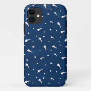 射撃、 発砲スターズネイビーブルーウォーター色 iPhone 11 ケース