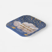 射撃、 発砲スターツインベビーシャワー ペーパープレート (傾斜あり)