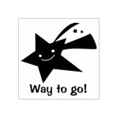 射撃、 発砲スター先生カスタムゴムスタンプ ラバースタンプ (インプリント)