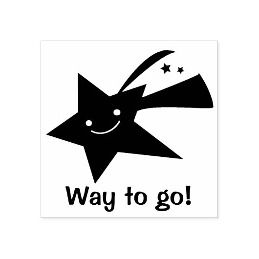 射撃、 発砲スター先生カスタムゴムスタンプ ラバースタンプ (インプリント)