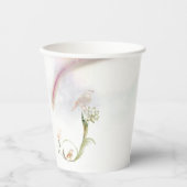 射撃、 発砲スター紙カップ 紙コップ (正面)