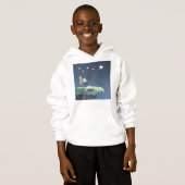 射撃、 発砲スター – ウィッシュの作成フード付きスウェットシャツ (正面フル)