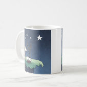 射撃、 発砲スター – ウィッシュの作成 コーヒーマグカップ (正面左)