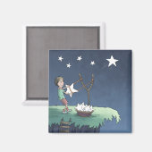 射撃、 発砲スター – ウィッシュマグネットの作成 マグネット (正面/裏面)