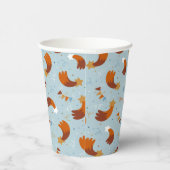 射撃、 発砲スター&紙吹雪お祝いブルー 紙コップ (右)