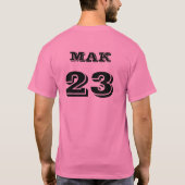 射撃、 発砲スター–02，コーン，スター， "我々トス" Tシャツ (裏面)