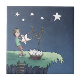 射撃、 発砲スター – Wishesセラミックタイルの作成 タイル