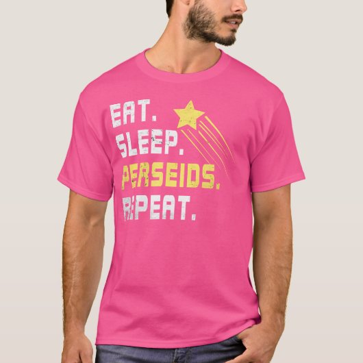 射撃、 発砲スターGazingシャツIスターハンター天文学 Tシャツ (正面)