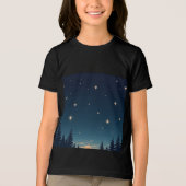 射撃、 発砲スターTシャツ トライブレンドＴシャツ (正面)