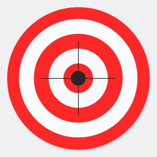 射撃、 発砲ターゲット高視認性明カラフルるい ラウンドシール (正面)