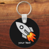 射撃、 発砲ロケットギフト キーホルダー (正面)