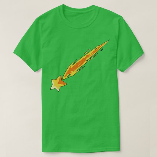 射撃、 発砲宇宙小惑星 Tシャツ (デザイン正面)