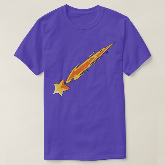 射撃、 発砲宇宙小惑星 Tシャツ (デザイン正面)