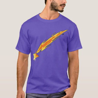 射撃、 発砲宇宙小惑星 Tシャツ