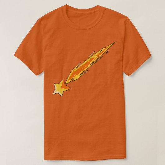 射撃、 発砲宇宙小惑星 Tシャツ (デザイン正面)