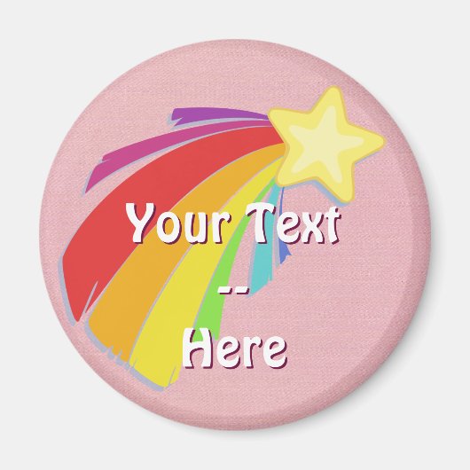 射撃、 発砲星磁石 マグネット (正面)