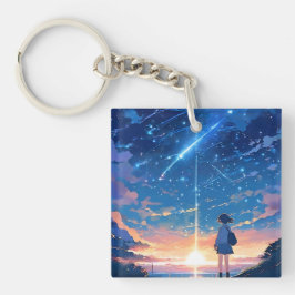 射撃、 発砲星 キーホルダー