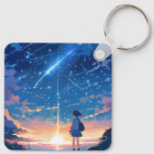 射撃、 発砲星 キーホルダー (裏面)