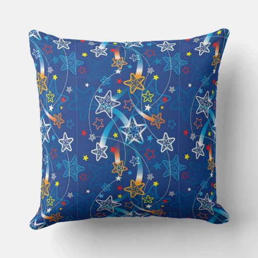 射撃、 発砲星 クッション (裏面)