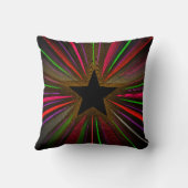 射撃、 発砲星 クッション (裏面)