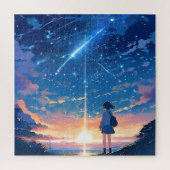 射撃、 発砲星 ジグソーパズル (縦)