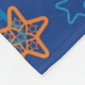 射撃、 発砲星 フリースブランケット (角)