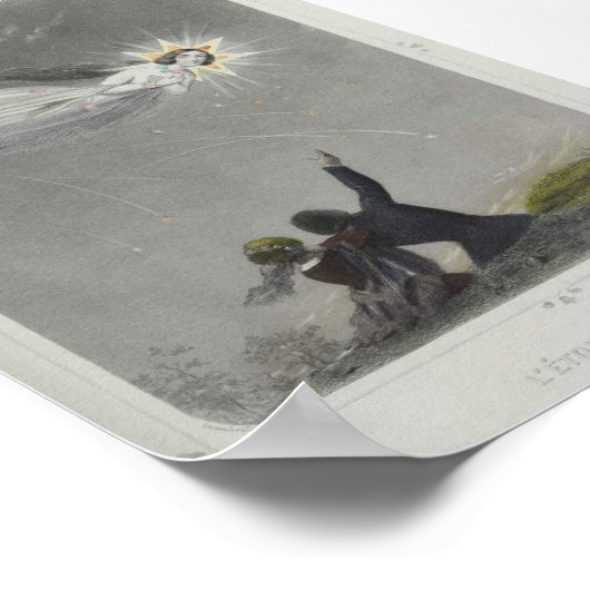 射撃、 発砲星 ポスター (角)