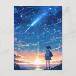 射撃、 発砲星 ポストカード